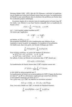 Transformations intégrales et leurs applications