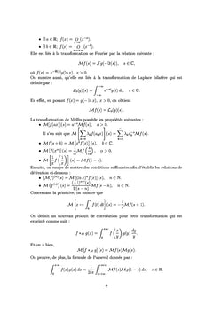 Transformations intégrales et leurs applications