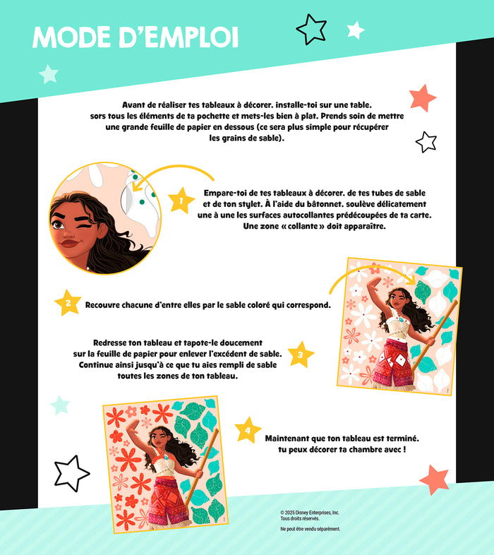 Vaiana 2 - Pochette Sables Colorés