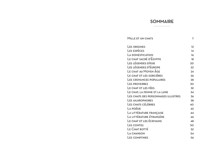 Le petit livre des chats