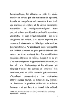 Le « sujet-lecteur 2.0 » en classe de FLE