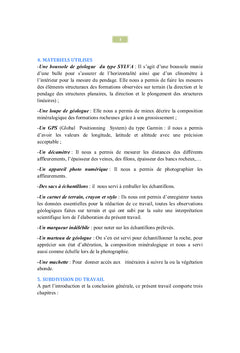 Etude pEtrographique, litho-stratigraphique et structurale de Lushiga