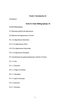 Inventaire de l'entomofaune de cultures de légumineuses alimentaires