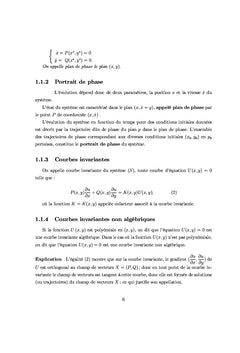Systèmes différentiels avec cycles limites non algébriques