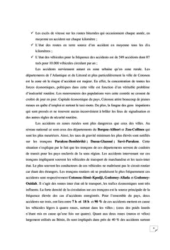 Prévention des Accidents de la Route au Bénin