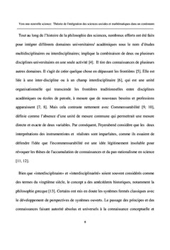 Vers une nouvelle science