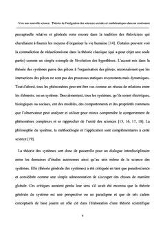 Vers une nouvelle science
