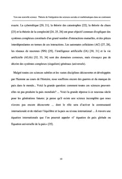 Vers une nouvelle science