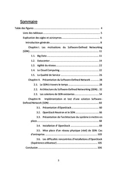 La qualité de service au niveau IaaS Vers l'utilisation du concept SDN