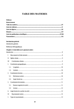 Etude expérimentale de performances thermiques d'un CCP