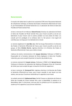 Étude et modélisation du fonctionnement d'un électrolyseur à membrane