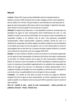 La santé communautaire