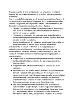 Esprit de cancérologue