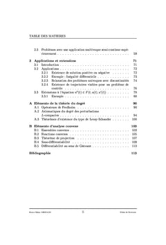 Méthode des sous et des sur solutions dans l'étude des équations