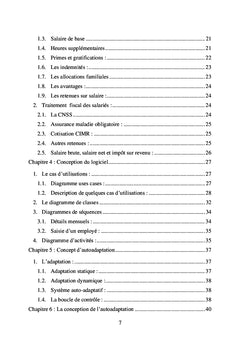 Conception d'un logiciel auto-adaptatif