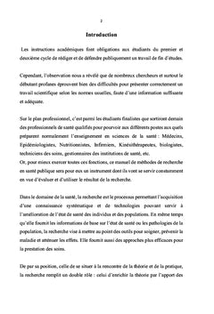 Méthodes de recherche scientifique en santé publique