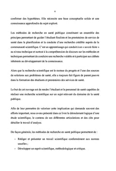 Méthodes de recherche scientifique en santé publique