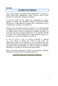 Le droit du travail au Tchad