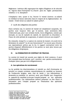 Le droit du travail au Tchad