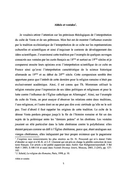 AbbEs et Vestales