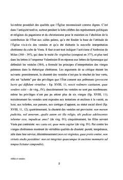 AbbEs et Vestales