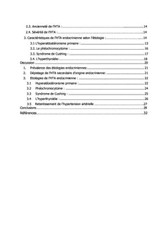 L'hypertension artérielle secondaire d'origine endocrinienne
