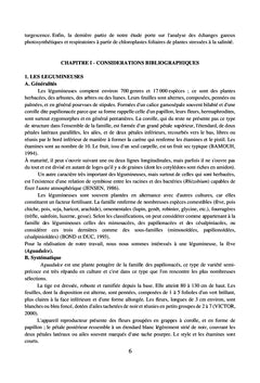 Caractérisation physiologique de la tolérance de la fève à la salinité