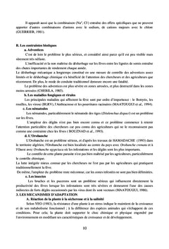 Caractérisation physiologique de la tolérance de la fève à la salinité