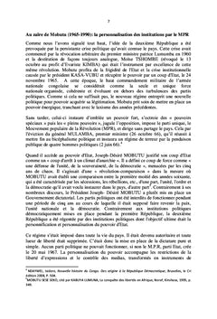 Le Parcours Institutionnel et Politique en RDC