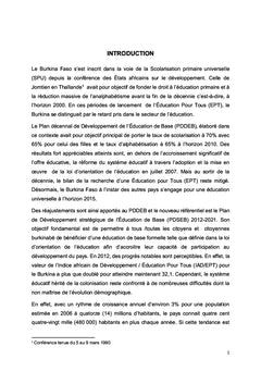 Les mesures incitatives en faveur de l'éducation des filles