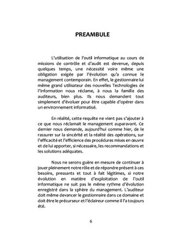 L'outil Informatique au service de l'Audit