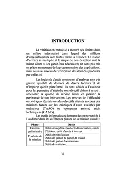 L'outil Informatique au service de l'Audit