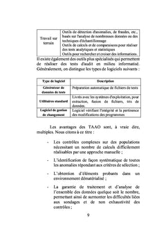 L'outil Informatique au service de l'Audit