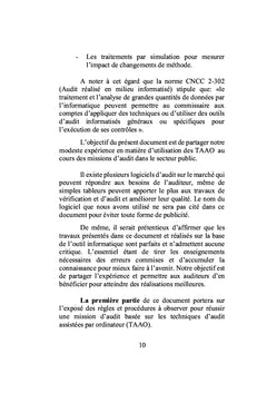 L'outil Informatique au service de l'Audit