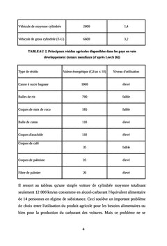 Biomasse et charbon (combustibles non-pétroliers)