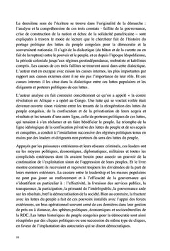 Faillite de la gouvernance et crise de la construction nationale au Congo-Kinshasa