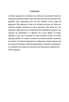 Chimie Organique