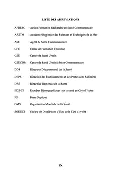 L'écoulement des eaux usées des fosses septiques à Niangon Lokoa