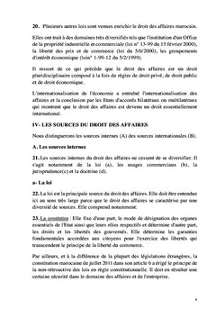 Droit des affaires