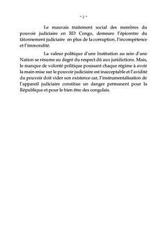 Revue d'Aspects Juridico-politique du CONGO MERTRI
