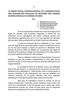 Revue d'Aspects Juridico-politique du CONGO MERTRI
