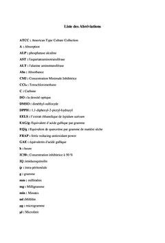 Activités Biologiques de Lepidium Sativum