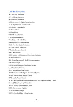 la capacité du réseau WiMAX