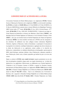 Résumés étendus du 3ème Colloque Magrébin sur la Chimie Hétérocyclique