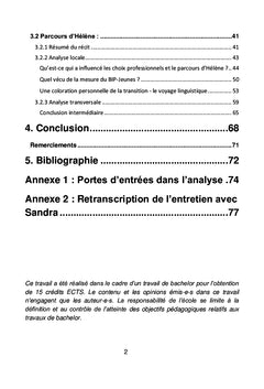 Les déterminants du parcours professionnel