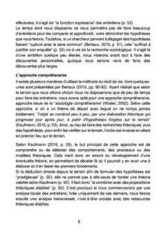 Les déterminants du parcours professionnel