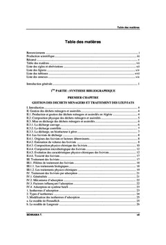 Étude d'impact et traitement des lixiviats de la décharge d'Oran
