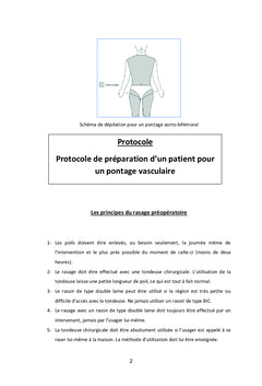 Les protocoles de chirurgie vasculaire et endovasculaire