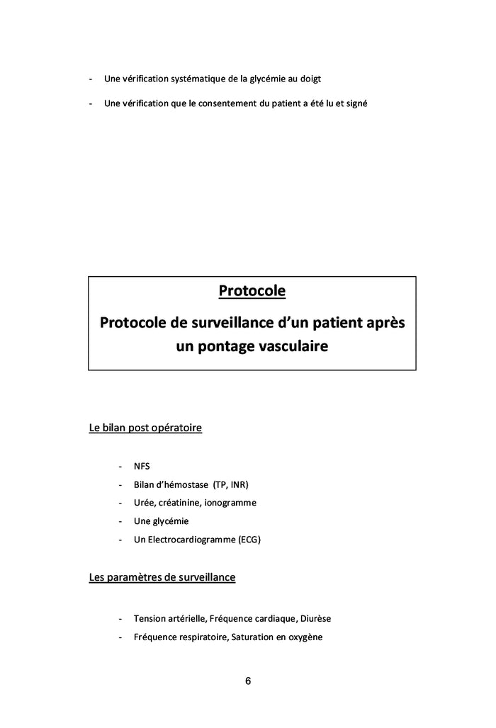 Les protocoles de chirurgie vasculaire et endovasculaire