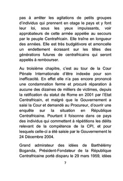 La République Centrafricaine : Après indépendance=Avant indépendance